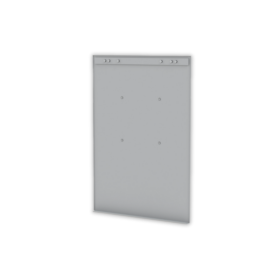 Das Flipchart von apra lean ist ideal zum Einhängen und Beschreiben von Flipchart-Papier.