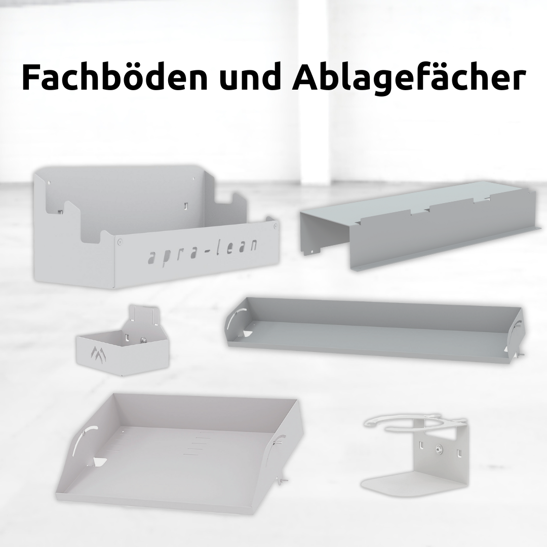 Fachböden und Ablagefächer