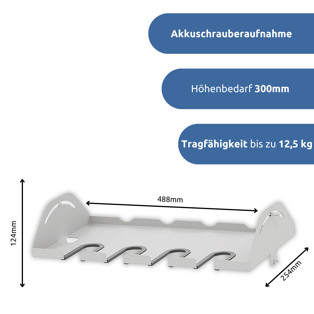 apra-lean Akkuschrauberaufnahme: mit einem Höhenbedarf 300mm